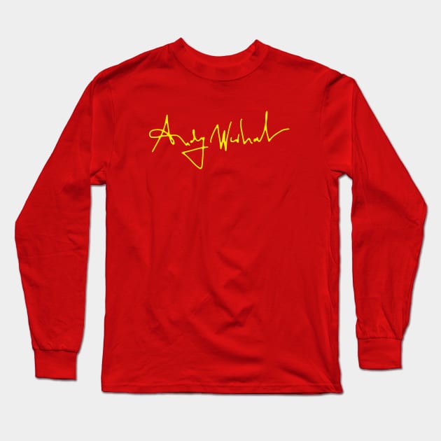 Signed by Warhol Long Sleeve T-Shirt by MondoWarhola